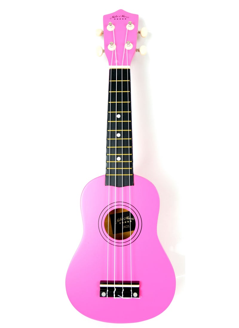 Mike Music 21inch ukulele withBag, Strap, Pick, and Extra Strings (Rose)  - Image 2