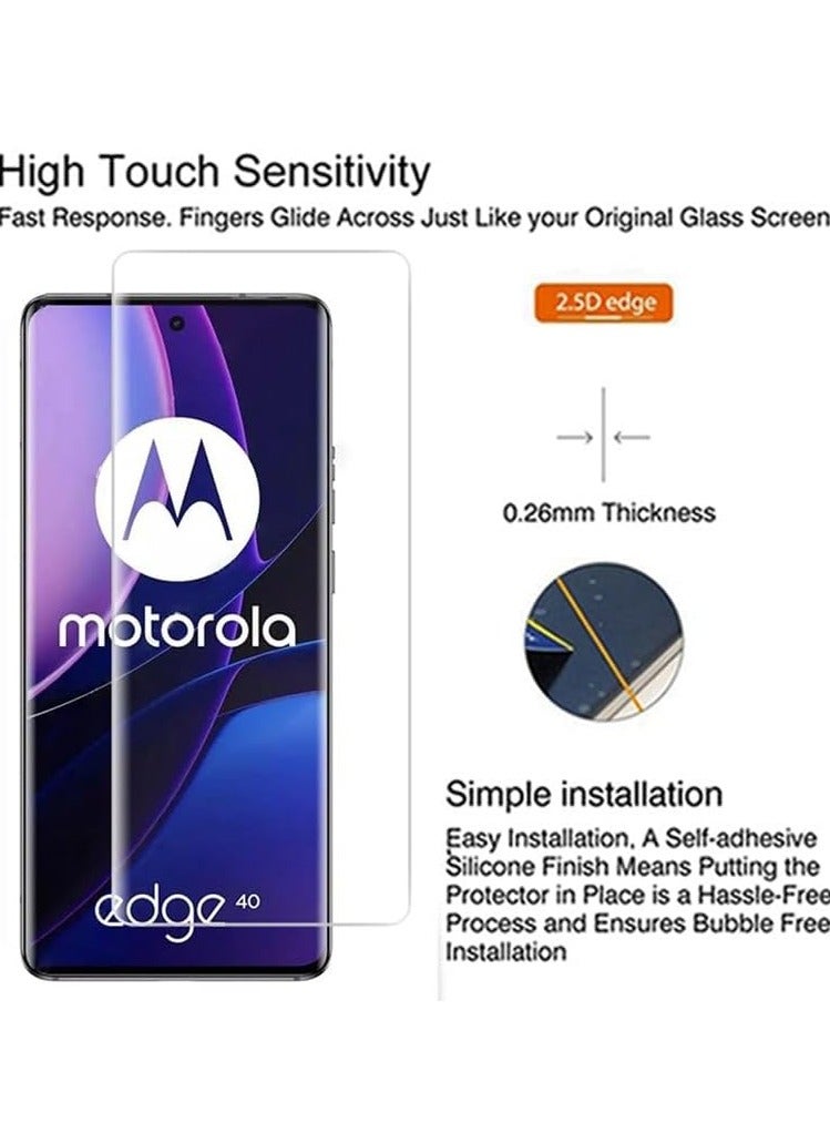 ميجوفاست واقي شاشة لهاتف Motorola Moto G85 من الزجاج المقوى بالأشعة فوق البنفسجية، فيلم حماية الشاشة عالي الدقة، صلابة 9H، فيلم واقي بديل للشاشة خالٍ من الفقاعات - Image 3