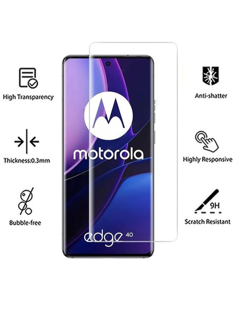 ميجوفاست واقي شاشة لهاتف Motorola Moto G85 من الزجاج المقوى بالأشعة فوق البنفسجية، فيلم حماية الشاشة عالي الدقة، صلابة 9H، فيلم واقي بديل للشاشة خالٍ من الفقاعات - Image 4
