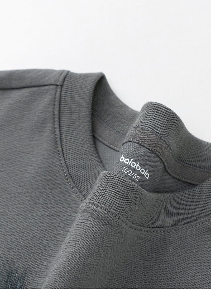 بالابالا تيشيرت أطفال للجنسين برقبة دائرية وأكمام قصيرة - Image 4