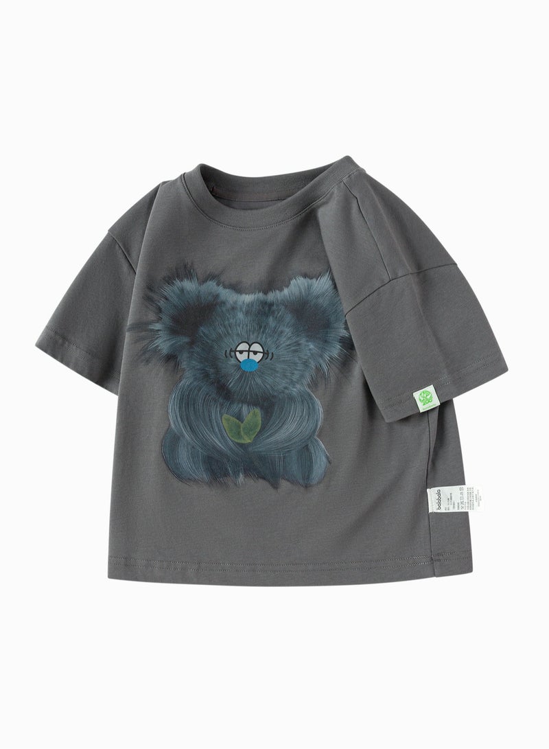 بالابالا تيشيرت أطفال للجنسين برقبة دائرية وأكمام قصيرة - Image 1