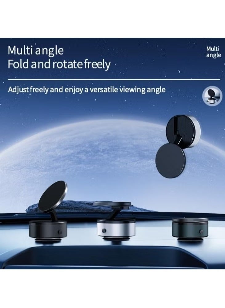 New Latest Enhanced Car Interior Mount Mobile Phone Holder, Magnetic Suction Cup Universal Suction Bracket, 360 Degree Rotation| Suitable For Dashboard, glass, mirror, any smooth surface - Image 4