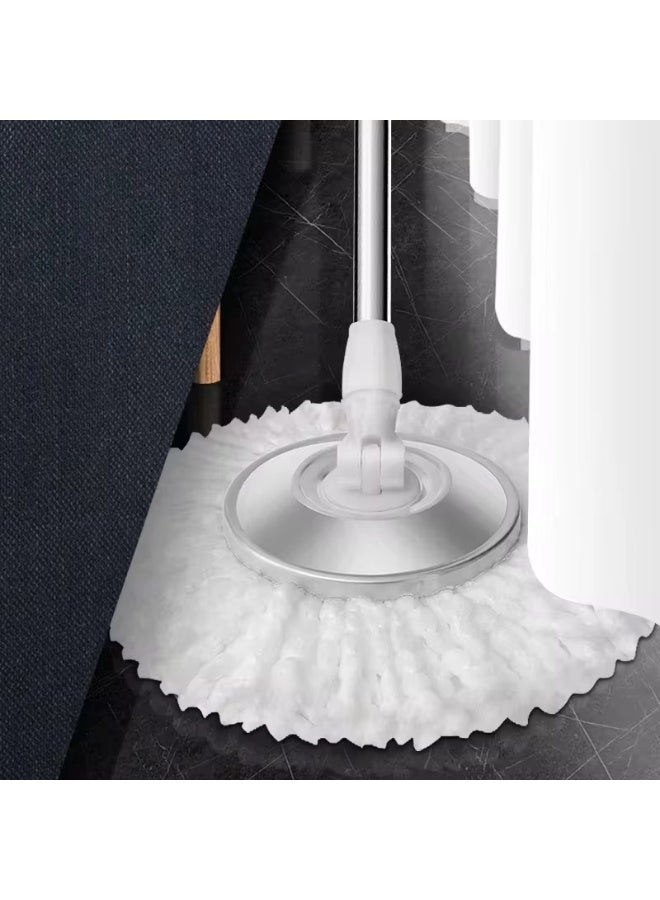 Dreamons Link 360 Spin Mop and Bucket Set with Wheels, Easy Wring System, Microfiber Mop Head, Telescopic Handle, Spray Bottle, Floor Cleaning Mop for Home, Kitchen, Bathroom, Tile, Hardwood Floors – Self-Wringing, Hands-Free, Refillable Pads - Image 3