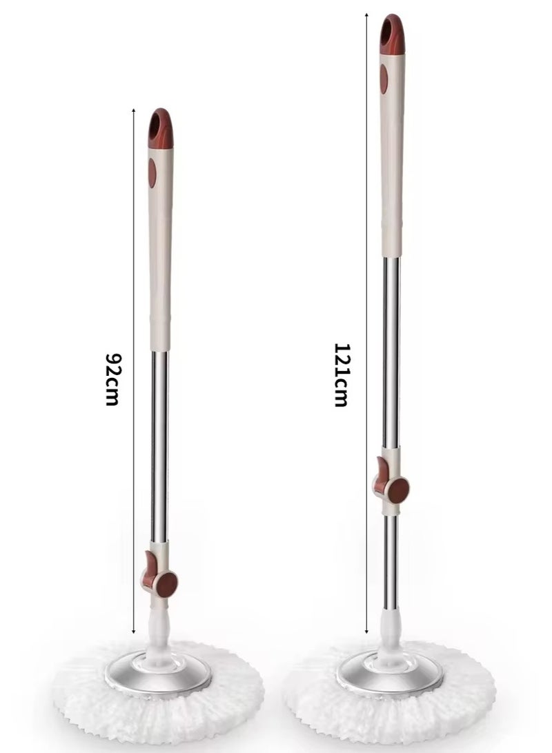 Dreamons Link 360 Spin Mop and Bucket Set with Wheels, Easy Wring System, Microfiber Mop Head, Telescopic Handle, Spray Bottle, Floor Cleaning Mop for Home, Kitchen, Bathroom, Tile, Hardwood Floors – Self-Wringing, Hands-Free, Refillable Pads - Image 4