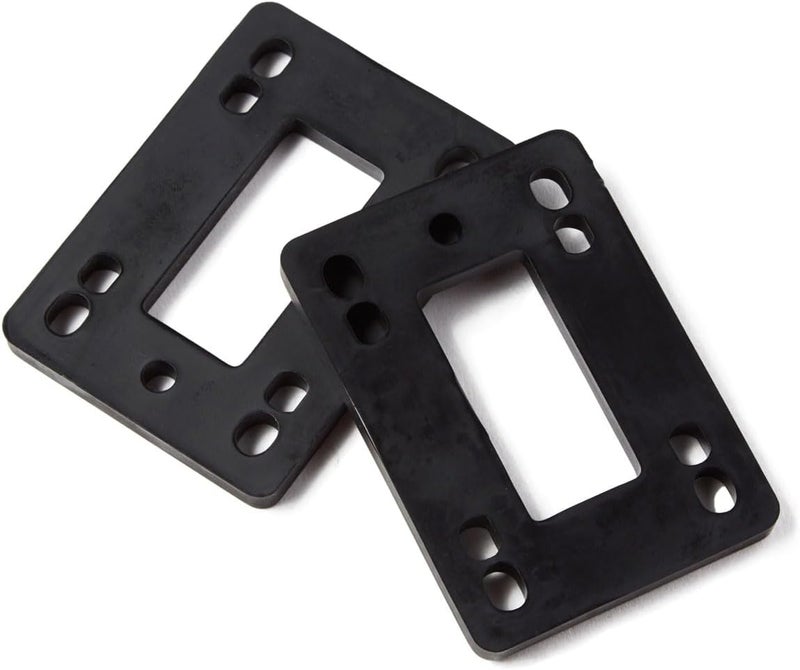 [] Skateboard Riser Pads | 1/8" & 1/4" | Soft Rubber | 6 Hole Mounting Pattern | Set of 2
