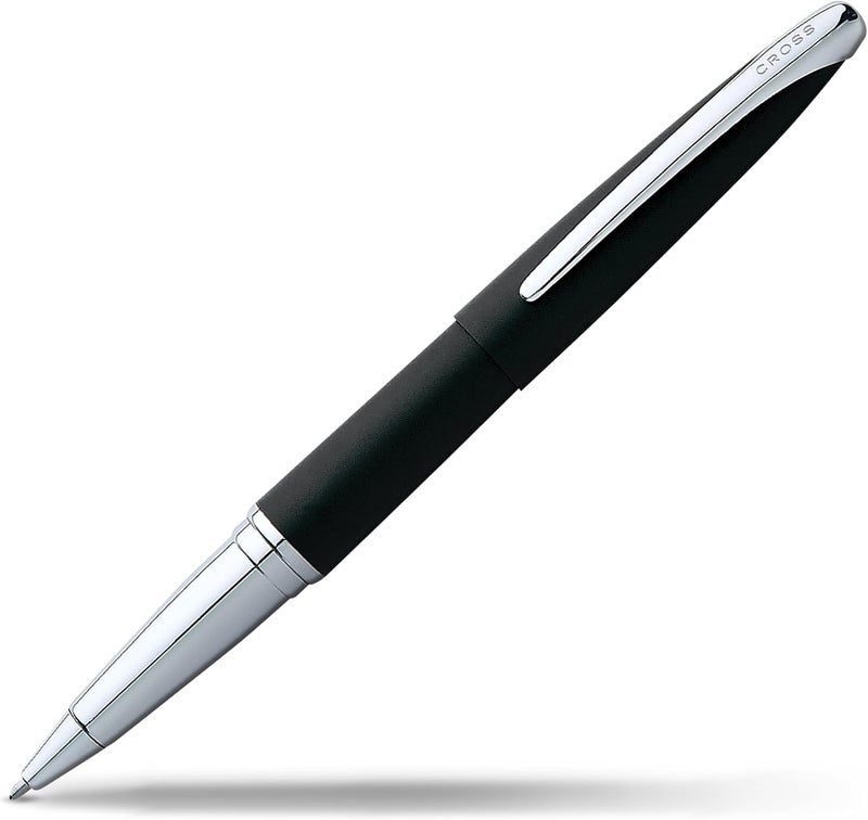 Cross قلم حبر جاف وقلم رولر من كروس ATX باللون الأسود البازلت - Image 1