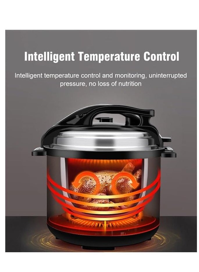 SILVER CREST SILVER CREST 10 In 1 Electric Pressure Cooker Instant Programmable Smart Pot 1050 Watts Rice Cooker, 6 Liters, 10 Smart Programs  - Image 3