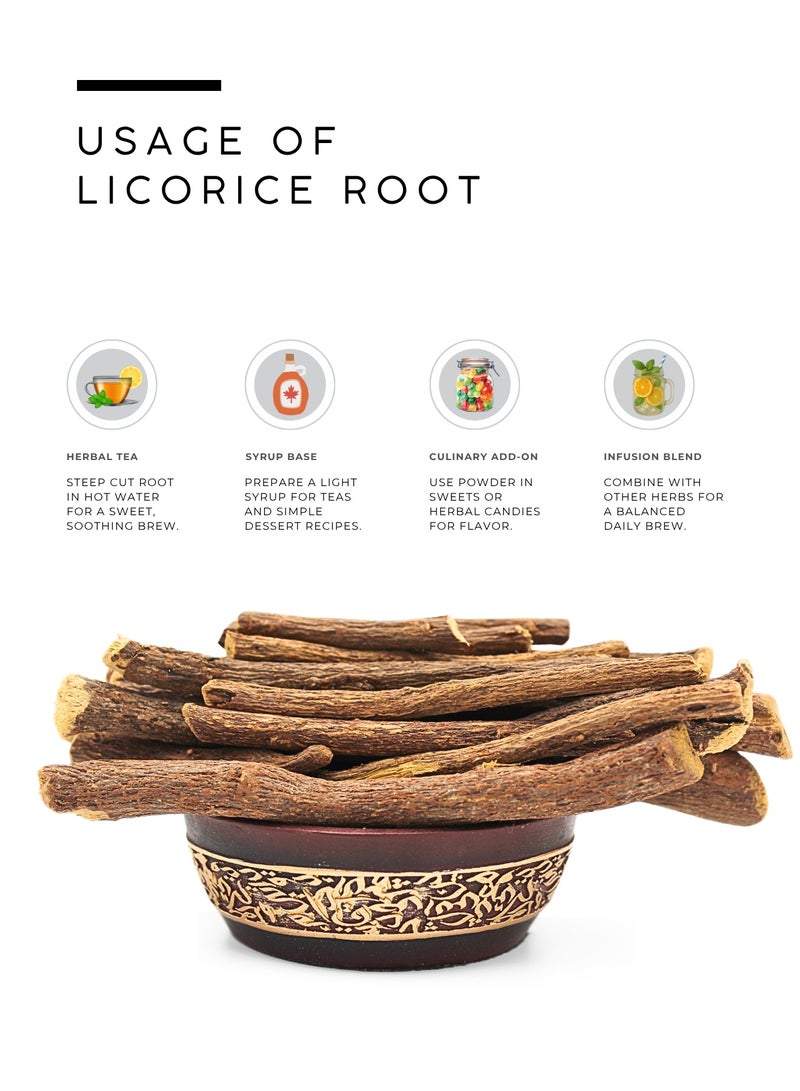 AWAFI MILL Licorice Root Pure - 100% Natural Chew Sticks | Premium Glycyrrhiza Glabra for Culinary and Aromatic Use - 100 g |3.5 Oz - Image 3
