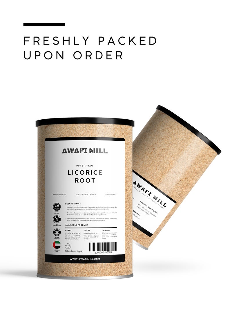 AWAFI MILL Licorice Root Pure - 100% Natural Chew Sticks | Premium Glycyrrhiza Glabra for Culinary and Aromatic Use - 100 g |3.5 Oz - Image 5