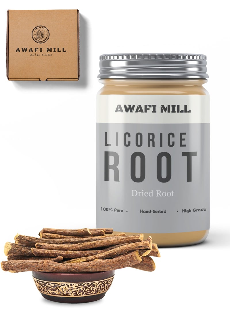 Awafi Mill AWAFI MILL Licorice Root | Premium Natural Dried Root for Brewing and Cooking - Image 1