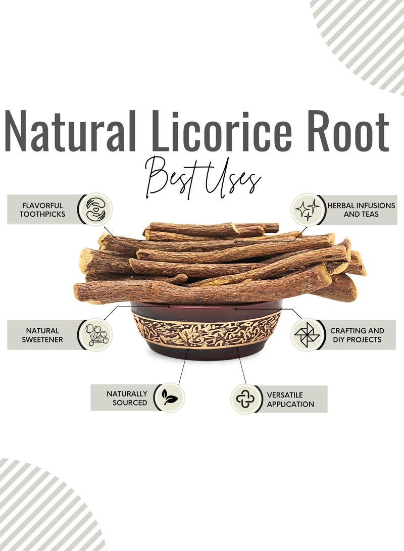 Awafi Mill AWAFI MILL Licorice Root | Premium Natural Dried Root for Brewing and Cooking - Image 3