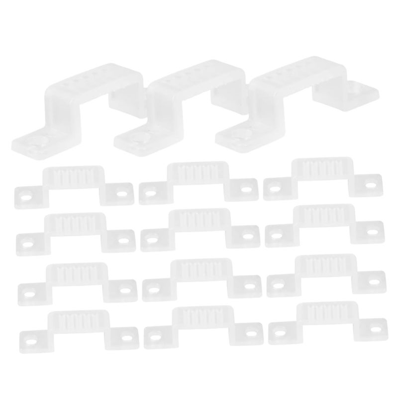 100pcs Durable Plastic Led Strip Light Clips Mounting Clamp Holders For Indoor Outdoor Use - Image 2