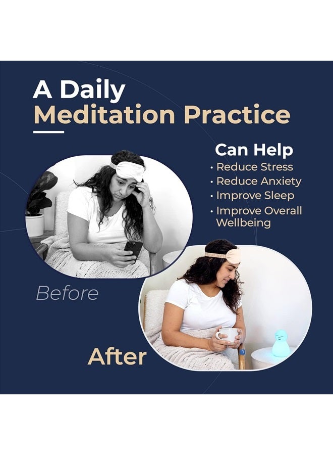 Mindsight 'Breathing Buddha' Guided Visual Meditation Tool for Mindfulness | Slow Your Breathing & Calm Your Mind for Stress & Anxiety Relief | Perfect for Adults & Kids - Image 3