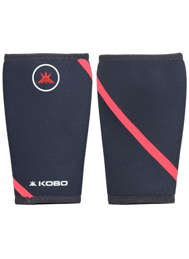 Kobo 7 mm Knee Cap Compression Support Knee Sleeves for Powerlifting Gym Squats Running Cycling Sports Jogging Workout Pain Relief (Material: Neoprene & Spandex) - Image 4