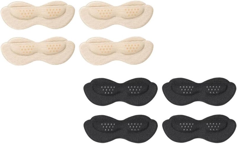 4 Pairs Anti-wear Self-Adhesive Foam Heel Cushion Inserts Thin Breathable Heel Protectors for Men and Women Invisible Shoe Pads for Preventing Blisters - Image 1