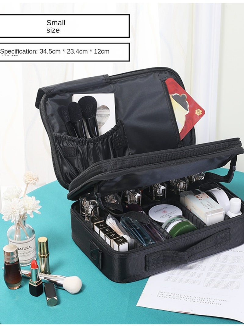 Gasin Multifunctional Cosmetic Bag Portable Cosmetic Case Large Size Tattoo And Nail Tool Bag Portable Storage Partition Makeup Box - Image 2