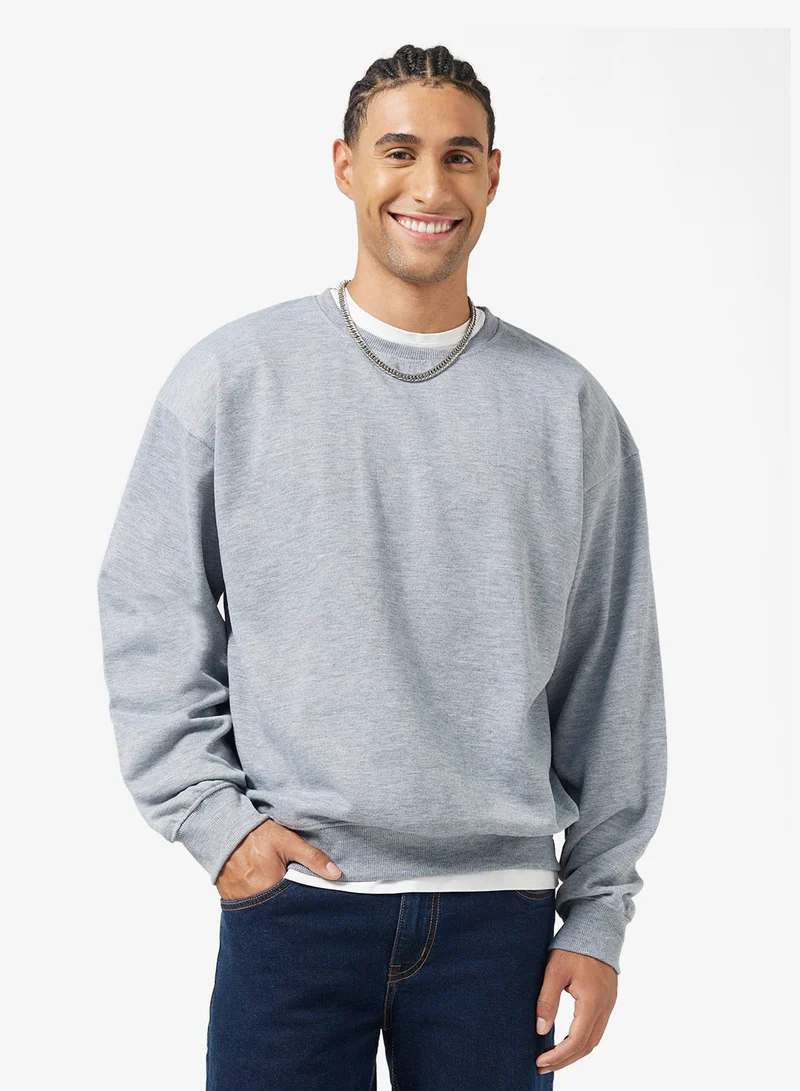 سفنتي فايف Oversized Graphic Sweatshirt