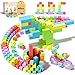 Apluses 42PCS Magnetic Blocks Set Magnet Building Cubes for Toddlers Travel Sensory Autism Preschool Montessori Toys for 3 4 5 6 7 8 Year Old Birthday Girls Boys Gifts - Image 2