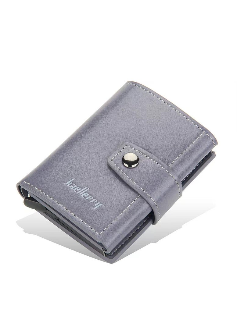 baellerry Leather Wallet Grey  - Image 1