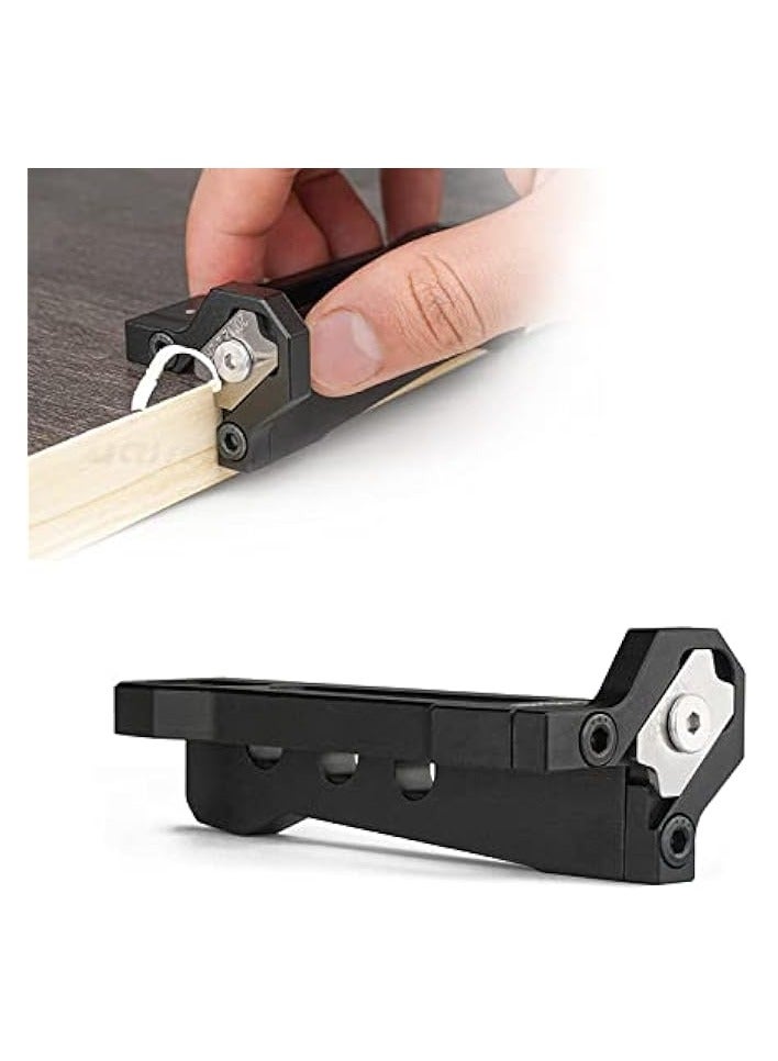 PROMASS Woodworking Edge Trimmer, Manual Wood Planer Arc Scraper Chamfer Planer, Corner Planers Flattening for Wood, Wood Smoothing Planer Tool Small Hand Planer for Quick Edge Trimming of Wood (R1) - Image 1