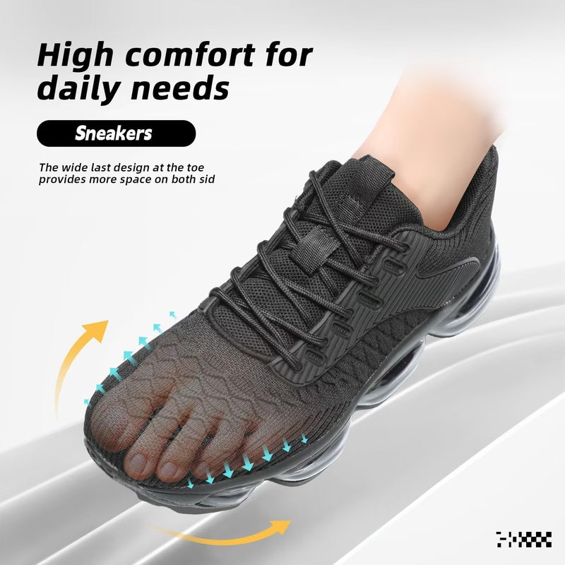 Kapsen Womens Walking Running Shoes Air Cushion Breathable Fashion Tennis Sneakers Mesh Workout Casual Athletic Sports Gym - Image 4
