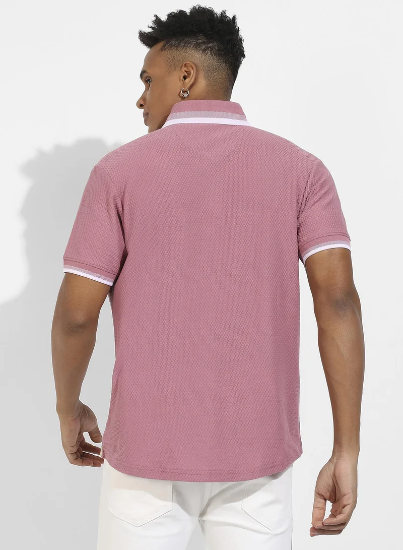 Instafab Plus Honeycomb Knit Shirt