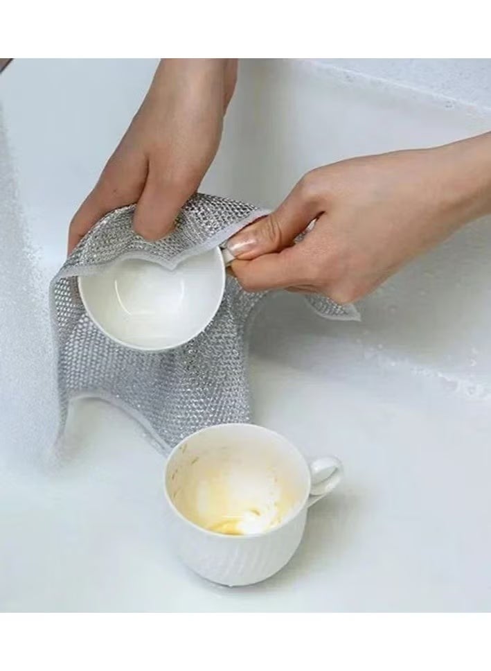 جولدن أروز ليفة تنظيف الأطباق السلكية متعددة الوظائف غير قابلة للخدش5 قطع - Image 2