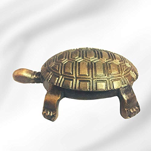GJ Vastu Feng Shui Brass Tortoises (7 CM X 4 CM X 2 CM) - Image 3