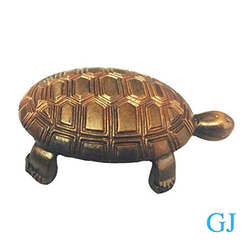 GJ Vastu Feng Shui Brass Tortoises (7 CM X 4 CM X 2 CM) - Image 4