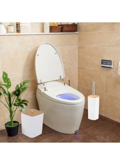 ماركة غير محددة طقم إكسسوارات للحمام من 6 قطع-أبيض  - Image 5