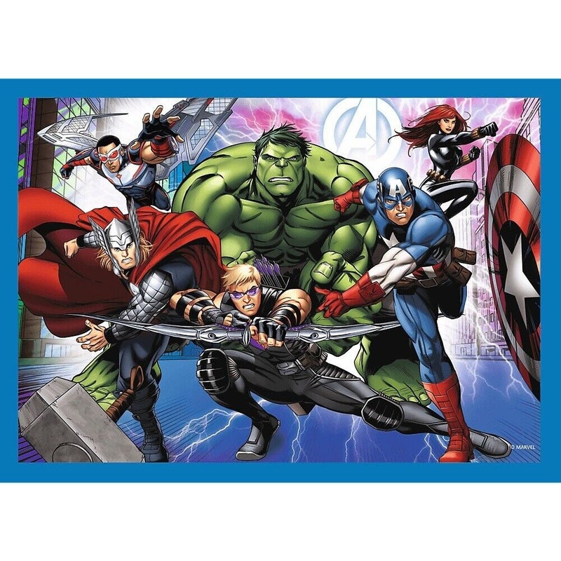 Trefl - Brave Avengers 4 in 1 (54+48+35+70) Pieces - 34386 - Image 2