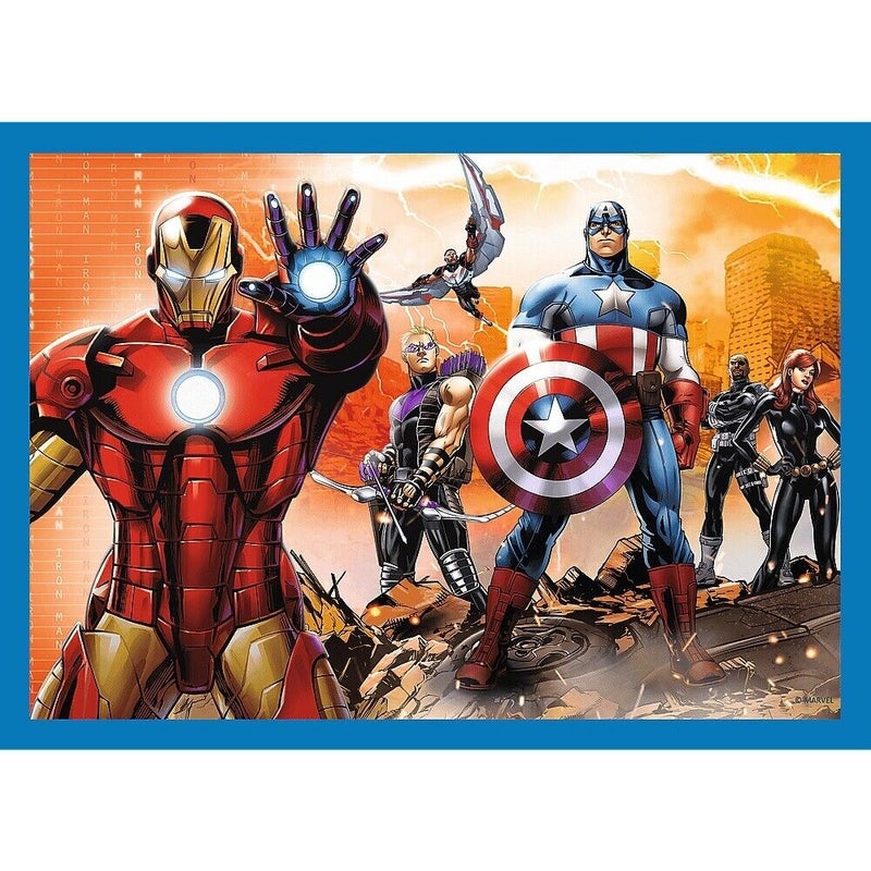 Trefl - Brave Avengers 4 in 1 (54+48+35+70) Pieces - 34386 - Image 3