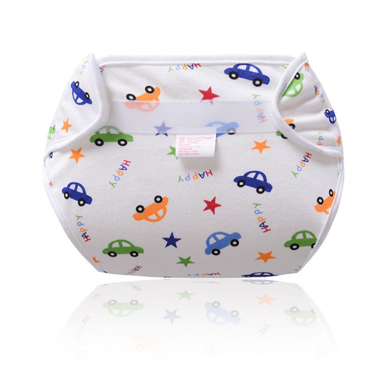 Doodle Play Baby Cartoon Diapers Cotton Breathable Leak-Proof Single Layer Baby Diapers - Image 5