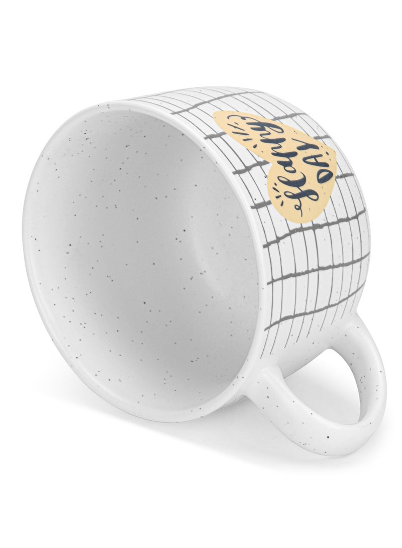 Fissman طقم أكواب 2 قطعة 580 مل يوم سعيد مصنوعة من البورسلين الجديد - Image 5