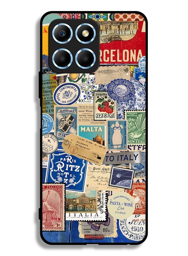 Tolwak Honor X6 Protective Case Cover Stickers Of Different Cities - Image 1