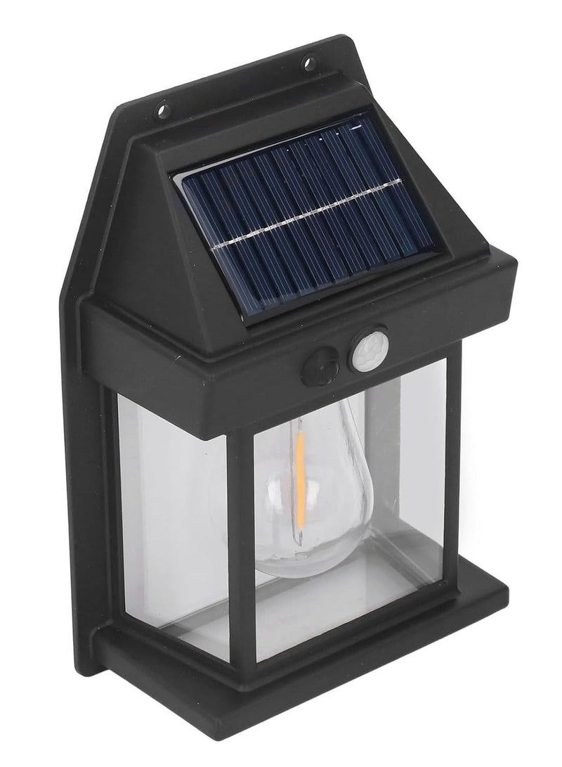 HuHa Outdoor Solar Fence Wall LED Light Tungsten Filament Bulb Night Lamp For Courtyard Backyard Garden And Garage Decorative - Image 2