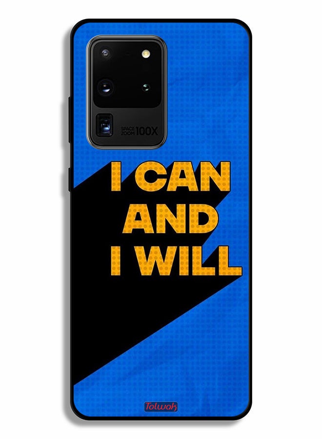 Tolwak Samsung Galaxy S20 Ultra Protective Case Cover I Can And I Will - Image 2