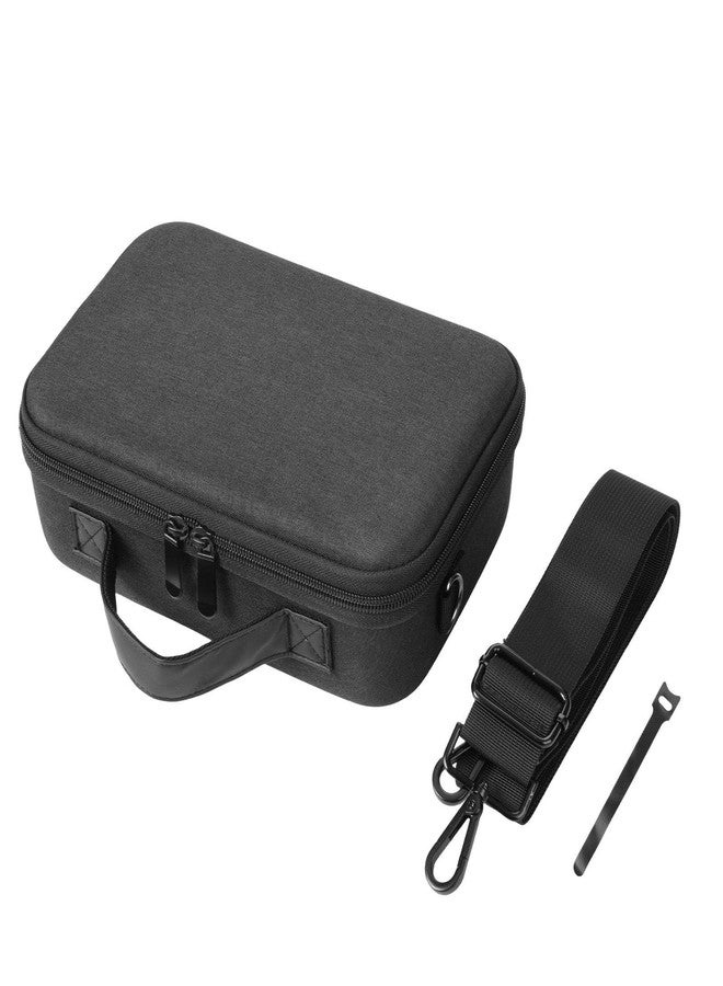 STOYOBE Hard Shell EVA Carrying Case Portable Shoulder Messenger Bag, Shockproof Travel Storage Case Compatible with Mac Mini M4 / M4 Pro 2024 (Black) - Image 2
