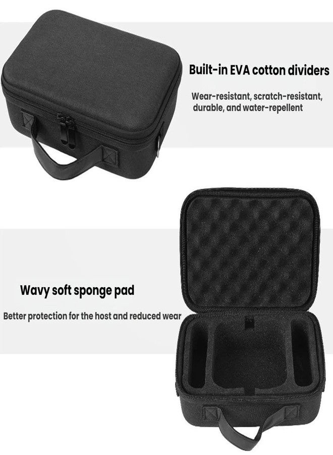 STOYOBE Hard Shell EVA Carrying Case Portable Shoulder Messenger Bag, Shockproof Travel Storage Case Compatible with Mac Mini M4 / M4 Pro 2024 (Black) - Image 4