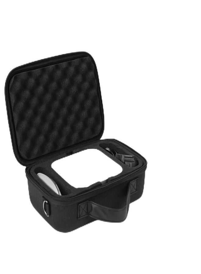 STOYOBE Hard Shell EVA Carrying Case Portable Shoulder Messenger Bag, Shockproof Travel Storage Case Compatible with Mac Mini M4 / M4 Pro 2024 (Black) - Image 1