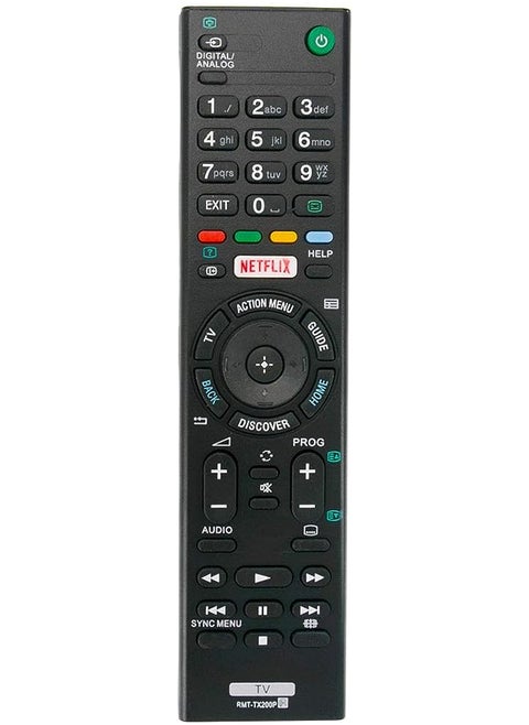 RMT-TX200P Remote Control fit for Sony Bravia TV KD-65X7500D KD-55X7000D KD-49X7000D KD65X7500D KD55X7000D KD49X7000D