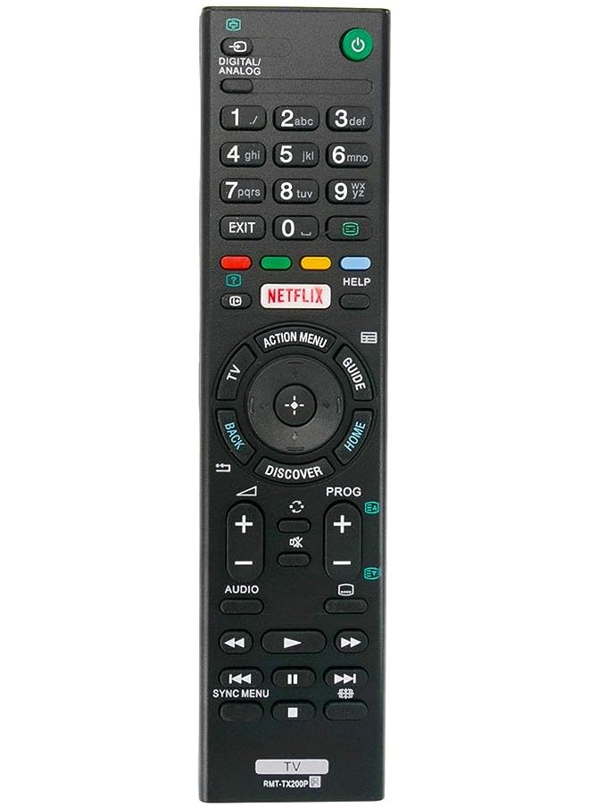 RMT-TX200P Remote Control fit for Sony Bravia TV KD-65X7500D KD-55X7000D KD-49X7000D KD65X7500D KD55X7000D KD49X7000D