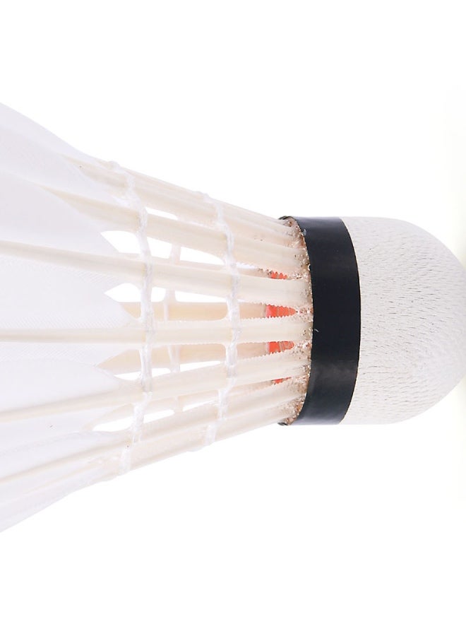 Chaopai Special Plus Professional Grade A+ Goose Feather Shuttlecock Set BWF Approved Natural Cork Head High Durability & Flight Stability 12 Pcs per Tube Speed 77 - Image 3