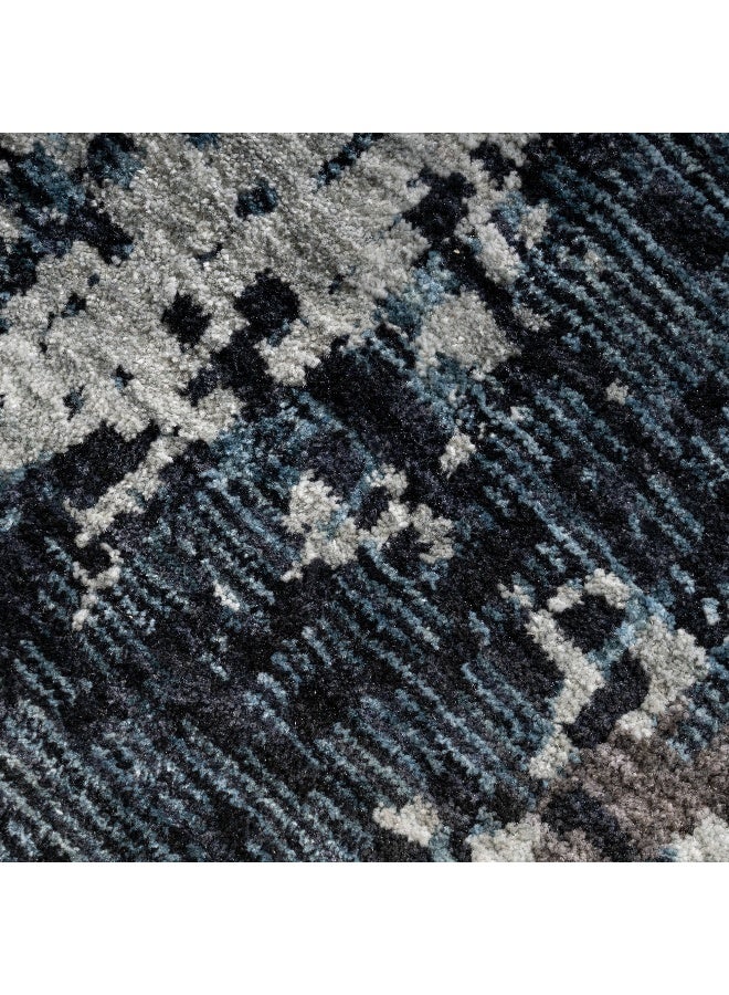 Boutique Blanche Aberdeen Abstract Rug, Blue 160*230Cm - Image 2