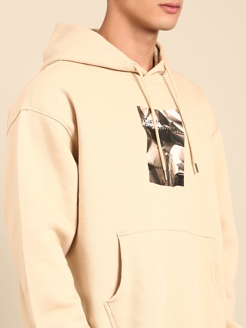 جوفن سويت شيرت بغطاء رأس مطبوع بأكمام كاملة للرجال - Image 5