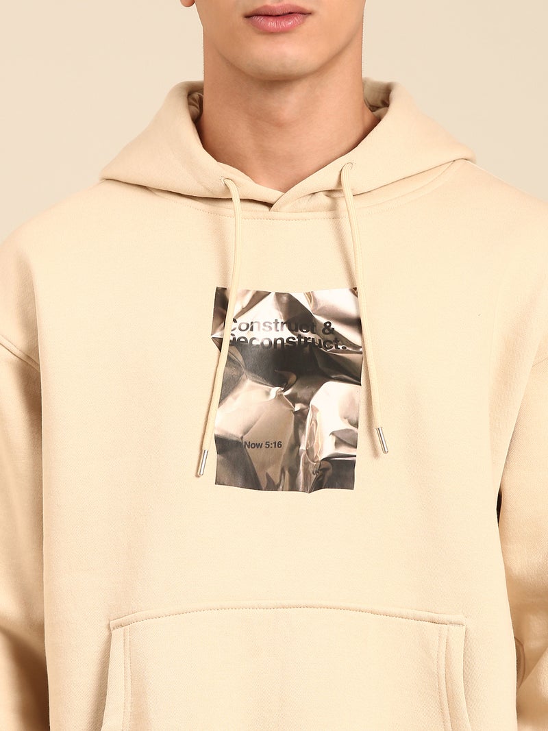 جوفن سويت شيرت بغطاء رأس مطبوع بأكمام كاملة للرجال - Image 4