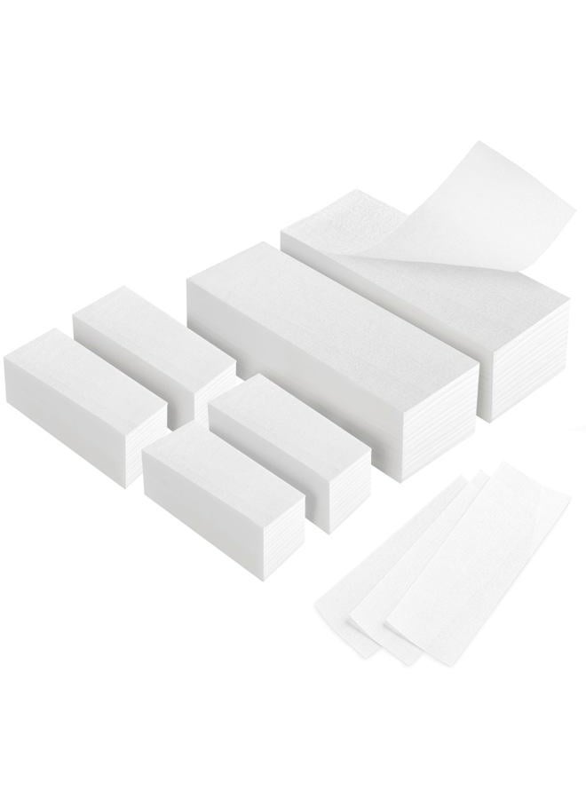 EWVVSS 600-Count Non Woven Wax Strips, 2 Size Body and Facial Epilating Wax Strips Paper for Hair Removal, Beauty Waxing Strips for Leg Face Chest Back and Bikini - Image 1