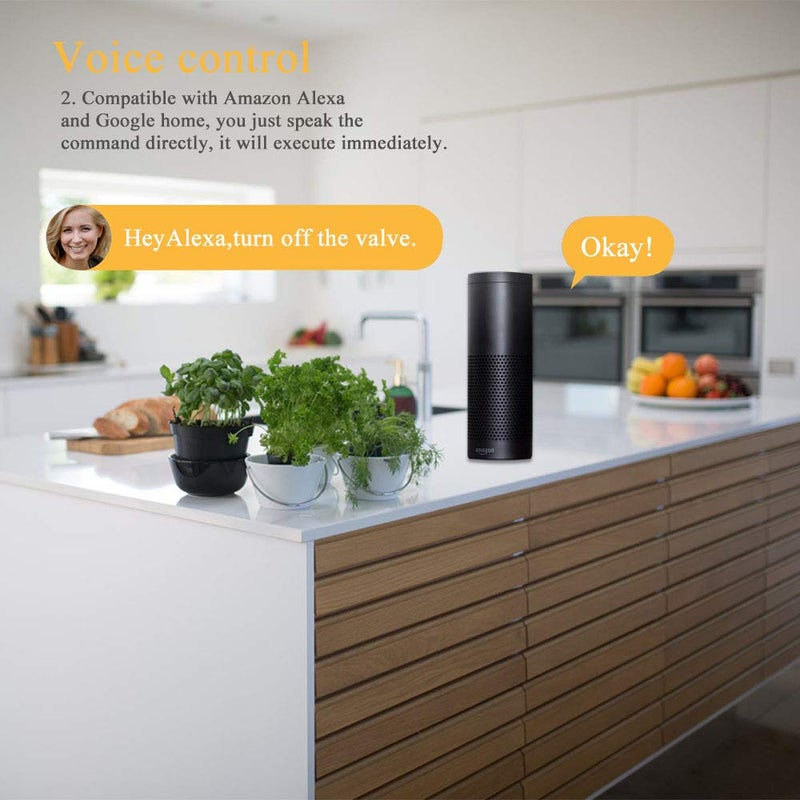 Owfeel WiFi Smart Valve, WiFi Control Water Valve Compatible with Alexa, Google and Application Program iOS/Android - Image 5