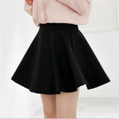 2023 Spring and Summer Womens Hot Candy-colored Elegant Sun Skirt Korean-style Classic All-match All Seasons Half-length Rose Red - Image 4