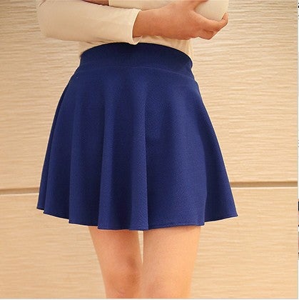 2023 Spring and Summer Womens Hot Candy-colored Elegant Sun Skirt Korean-style Classic All-match All Seasons Half-length Rose Red - Image 3